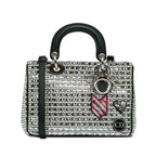 Dior Small Tweed Patch Diorissimo Tote (SHG-hqcpJo)