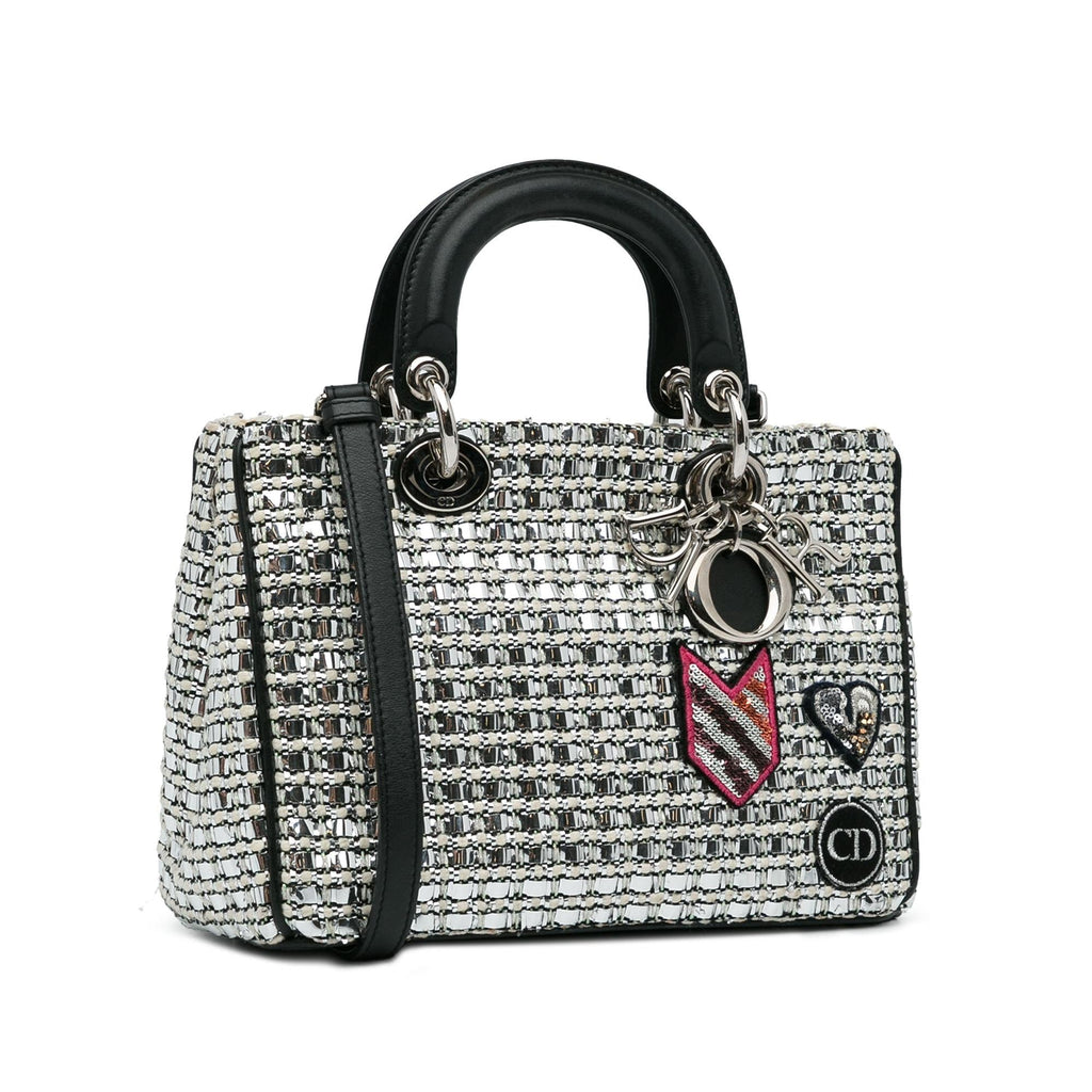 Dior Small Tweed Patch Diorissimo Tote (SHG-hUOob0)