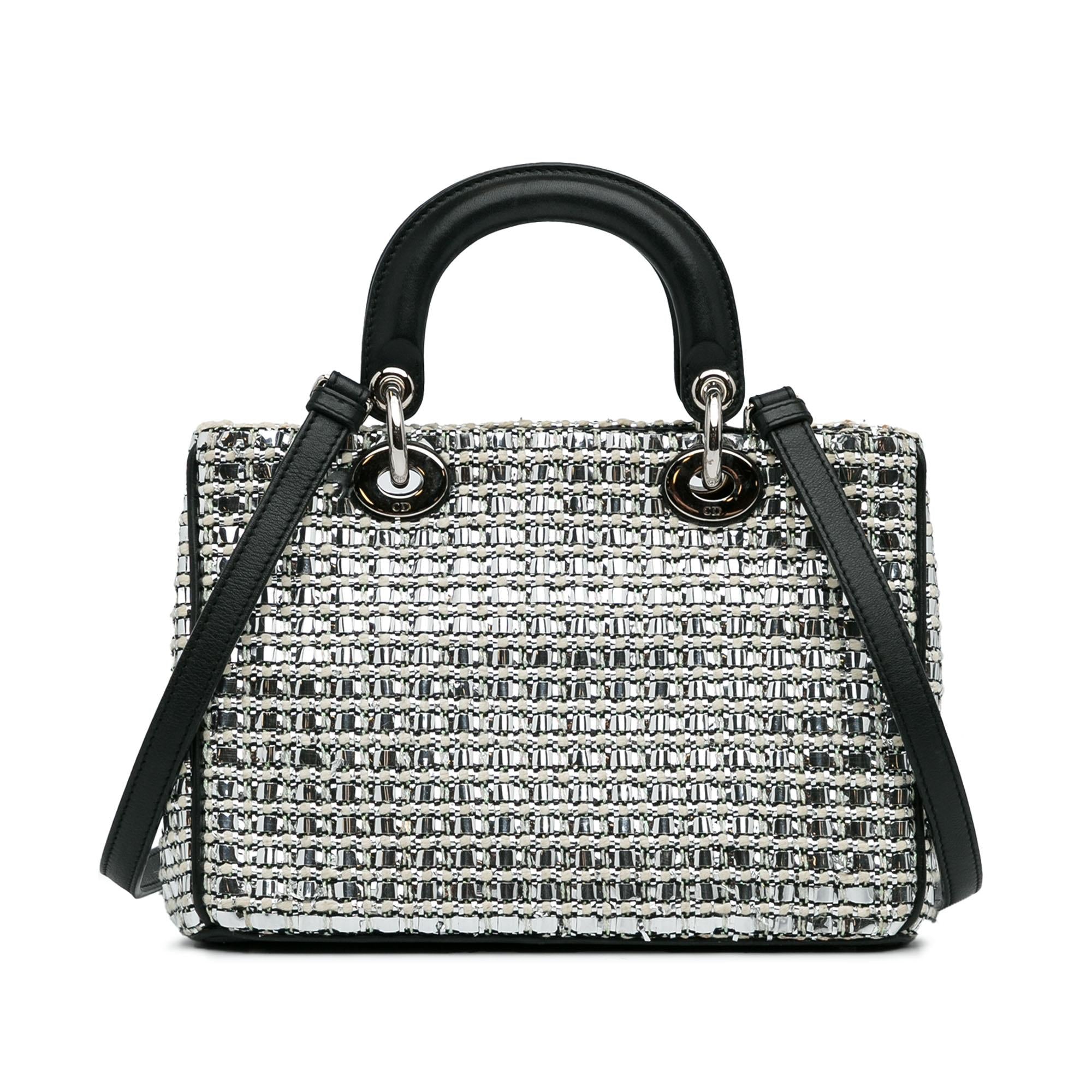Dior Small Tweed Patch Diorissimo Tote (SHG-hUOob0)