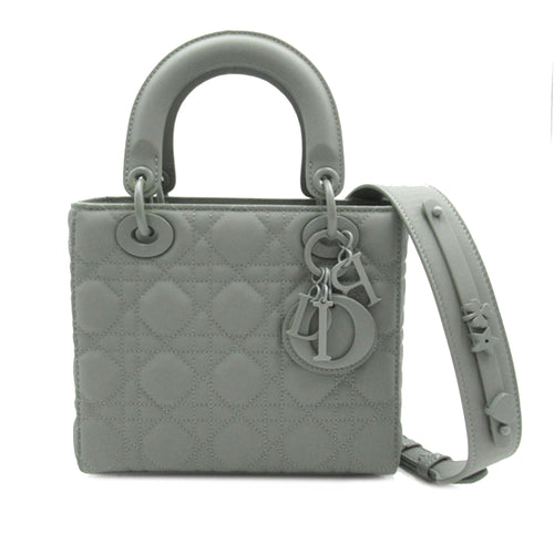 Dior Small Ultra Matte Calfskin Cannage My ABCDior Lady Dior (SHG-QB5aPD)