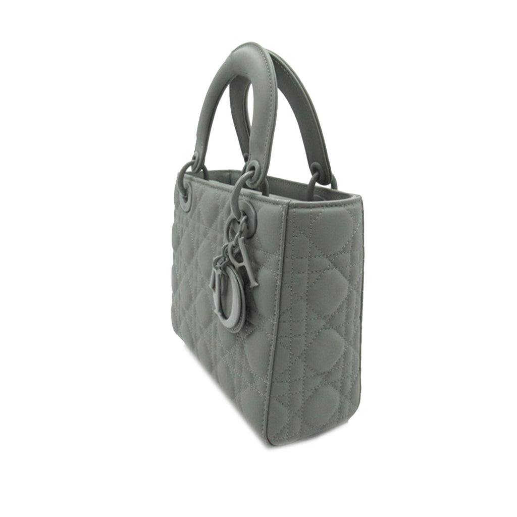 Dior Small Ultra Matte Calfskin Cannage My ABCDior Lady Dior (SHG-QB5aPD)