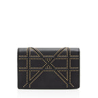 Dior Calfskin Studded Diorama Wallet on Chain Bag (SHF-c4jLp0)