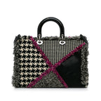 Dior Tweed Diorissimo Houndstooth Satchel (SHG-nLSAIp)