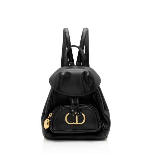 Dior Vintage Leather CD Flap Backpack (SHF-1nqomR)