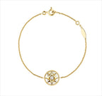 DIOR STAR DIAMOND MOP GOLD NECKLACE