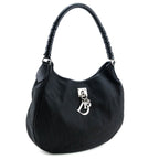 Dior Black Canvas Diorissimo Lovely Large Hobo