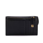 Dior Black Goatskin Saddle Cosmos Card Holder