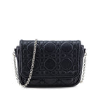 Dior Black Lambskin Mini Chain Bag