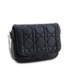 Dior Black Lambskin Mini Chain Bag