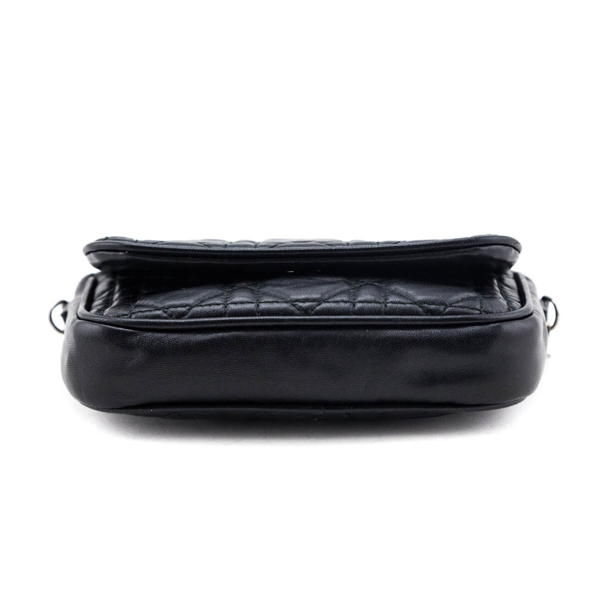 Dior Black Lambskin Mini Chain Bag