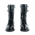 Dior Black Leather Combat Boots Size US 9 | EU 39