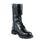 Dior Black Leather Combat Boots Size US 9 | EU 39