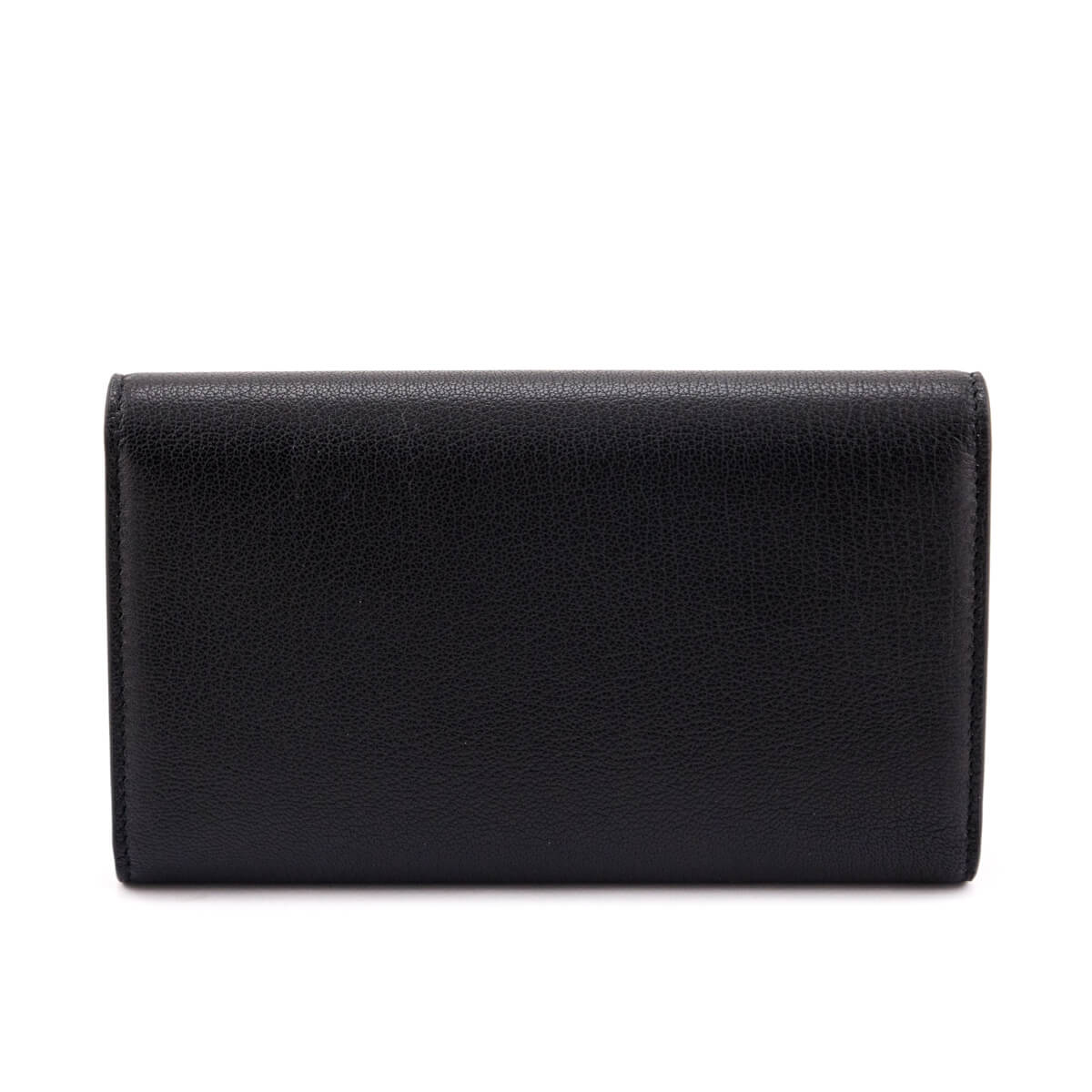 Dior Black Leather Long Saddle Wallet