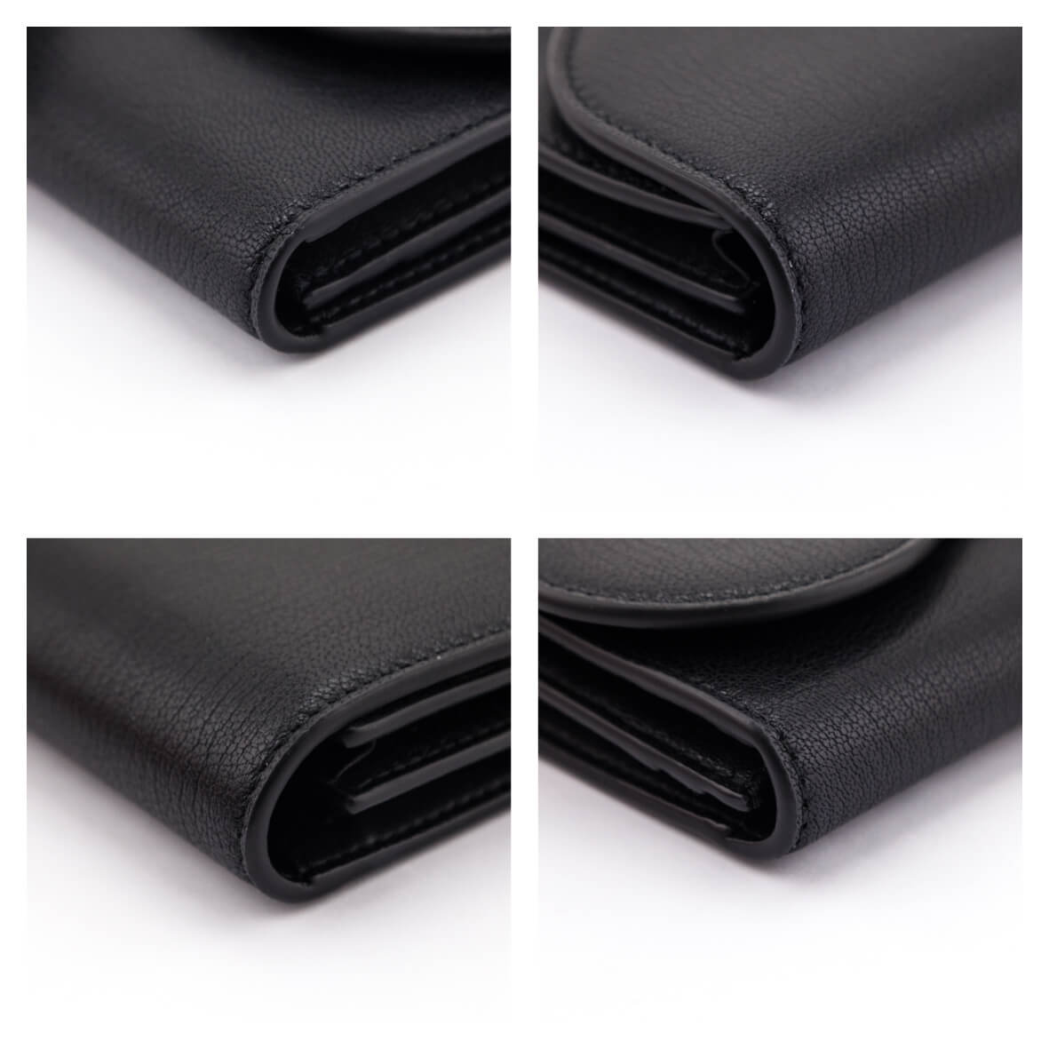 Dior Black Leather Long Saddle Wallet