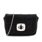 Dior Black Nylon Cannage Mini Crossbody