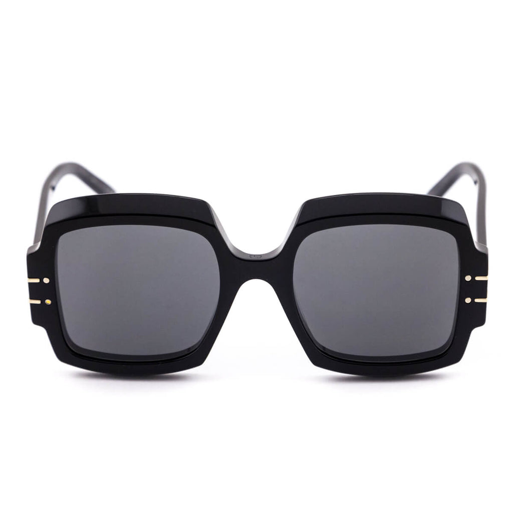 Dior Black Oversized DiorSignature S1U Tinted Sunglasses