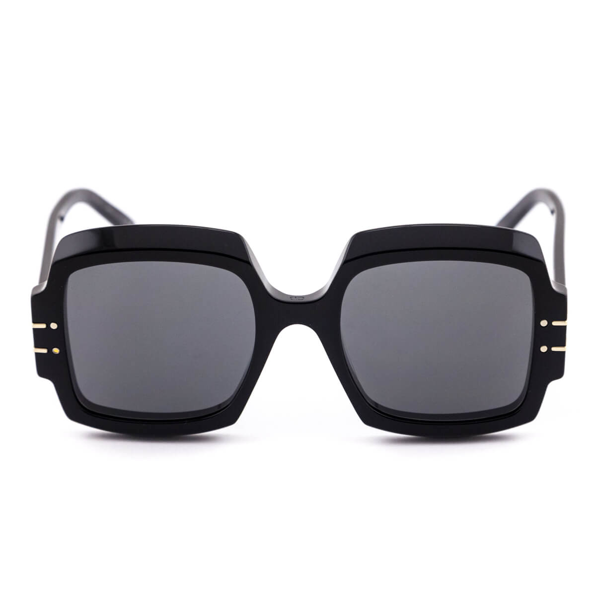Dior Black Oversized DiorSignature S1U Tinted Sunglasses