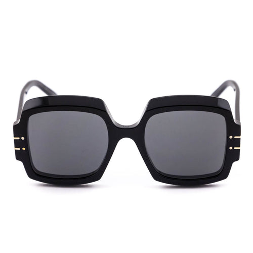 Dior Black Oversized DiorSignature S1U Tinted Sunglasses