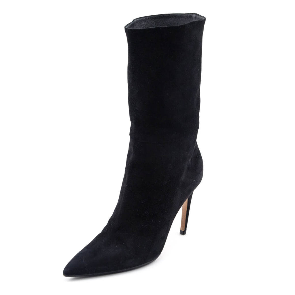Dior Black Suede Ankle Boots Size US 10 | EU 40