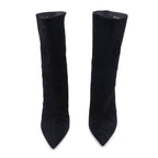Dior Black Suede Ankle Boots Size US 10 | EU 40