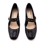 Dior Black Teddy D Mary Jane Pumps Size US 5.5 | EU 35.5