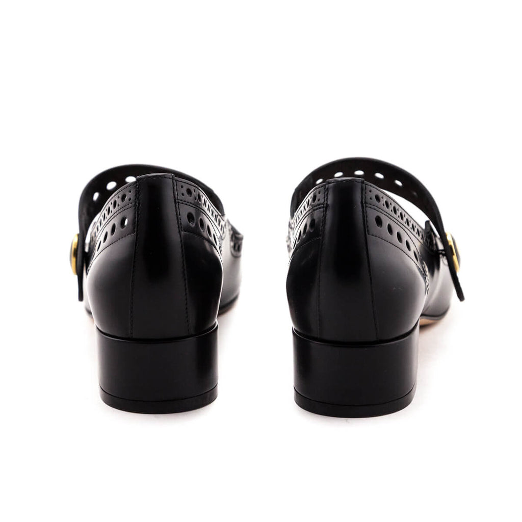 Dior Black Teddy D Mary Jane Pumps Size US 5.5 | EU 35.5