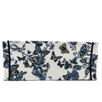 Dior Blue Canvas Embroidered Butterfly 2023 Large Book Tote
