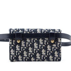 Dior Blue Dior Oblique Saddle Belt Bag