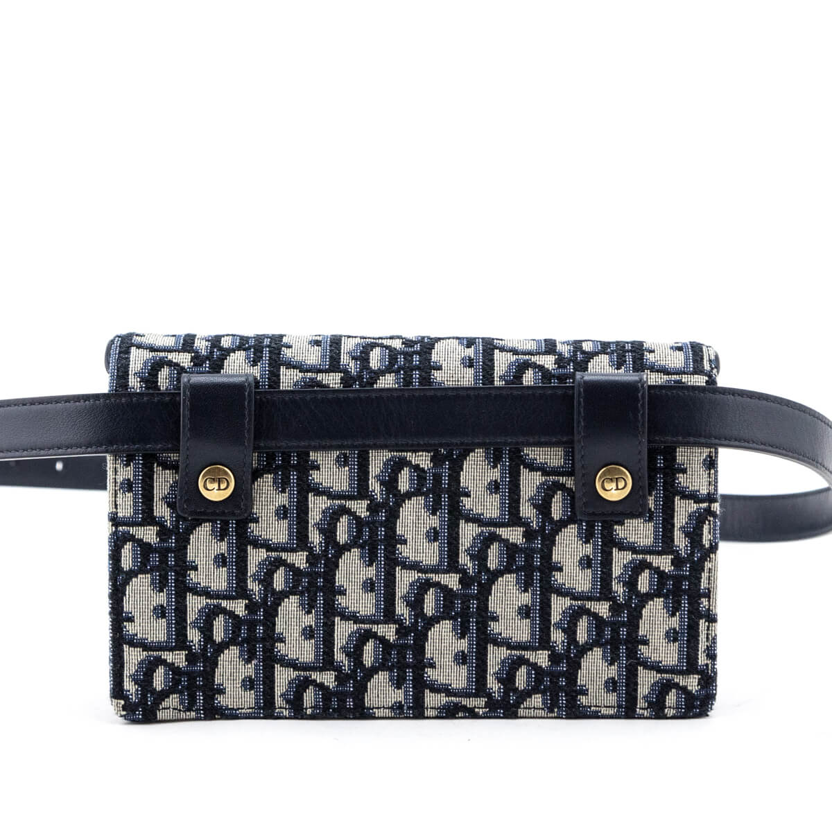 Dior Blue Dior Oblique Saddle Belt Bag