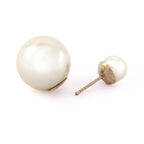 Dior Faux Pearl Tribales Stud Earrings
