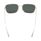 Dior Gold Mirror Square Wire Frame Sunglasses
