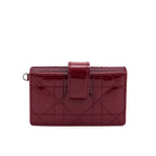 Dior Red Patent Card Case Wallet