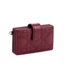 Dior Red Patent Card Case Wallet