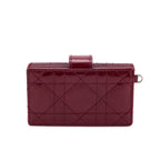 Dior Red Patent Card Case Wallet