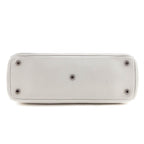 Dior White Calfskin Medium Diorissimo Tote