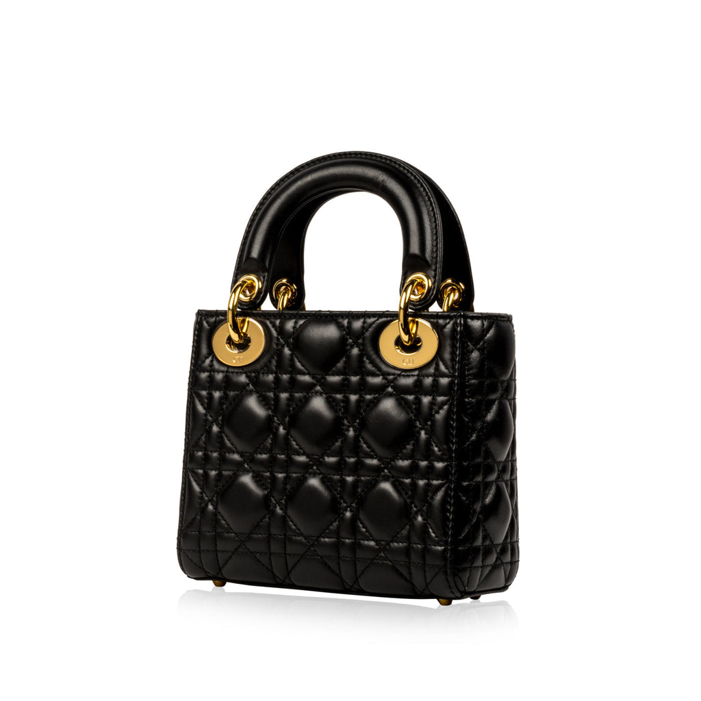 Dior Lady Dior - Mini - Black Lambskin