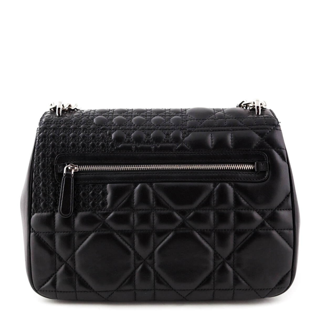 Dior Black Mini Cannage Calfskin Miss Dior Shoulder Bag