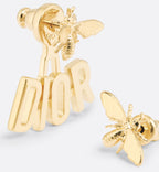 DioREvolution Earrings Gold Finish Metal