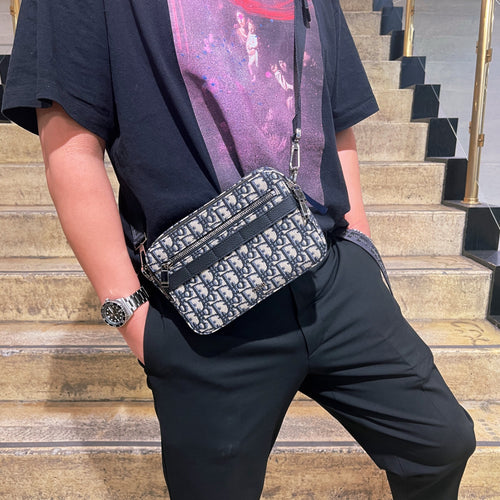 Dior safari messenger crossbody bag