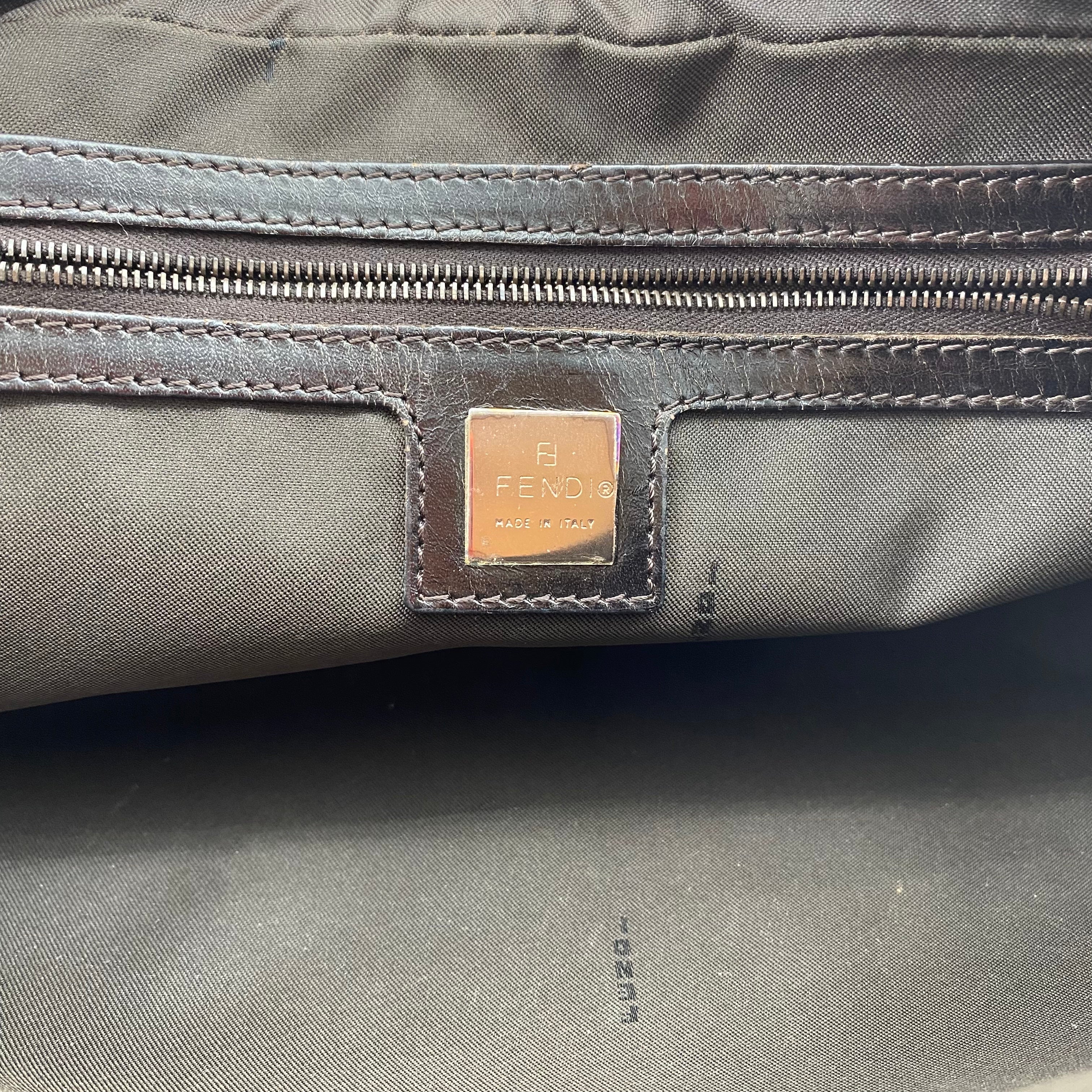 Fendi Zucchino Bowler Bag