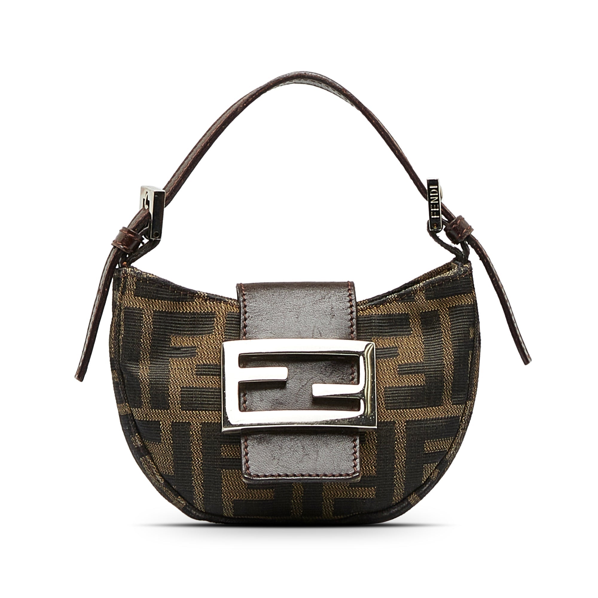 FENDI Mini Zucca Croissant Baguette
