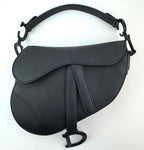 Dior Ultra Matte Mini Saddle Black Ultramatte CalfskinBag