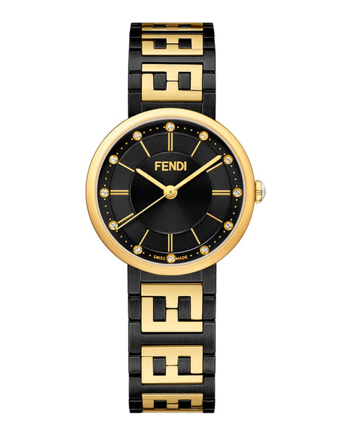 Fendi Womens Forever Fendi Two Tone 29mm Bracelet Fashion Watch