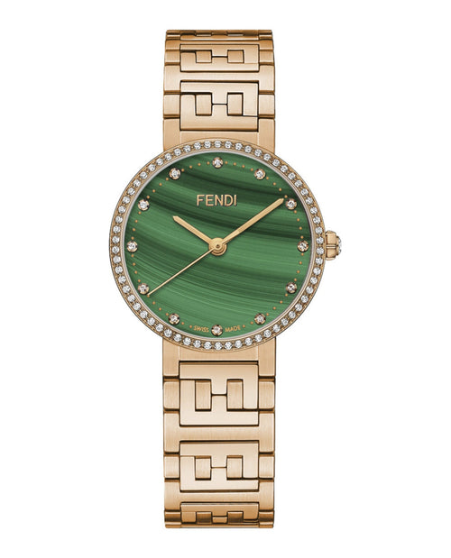 Fendi Womens  Rose Gold 28mm Bracelet Fashion Watch