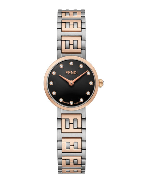 Fendi Womens  Two Tone 19mm Bracelet Fashion Watch