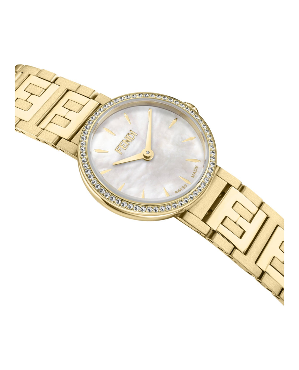 Fendi Womens Forever Fendi Gold 19mm Bracelet Fashion Watch