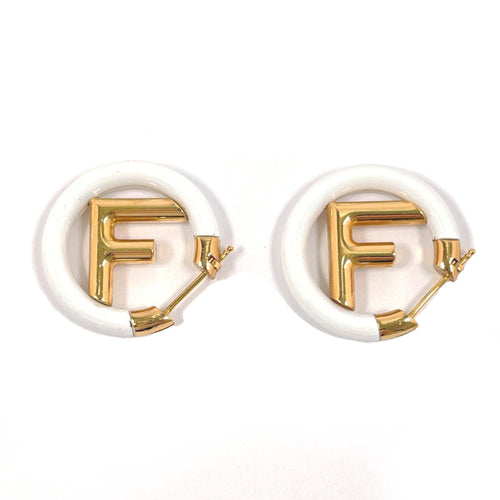 Fendi F is Fendi Metal Earrings Gold