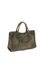 Balenciaga Women Suede Le City Medium Handbag