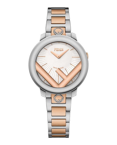 Fendi Womens  Two Tone 28mm Bracelet Fashion Watch