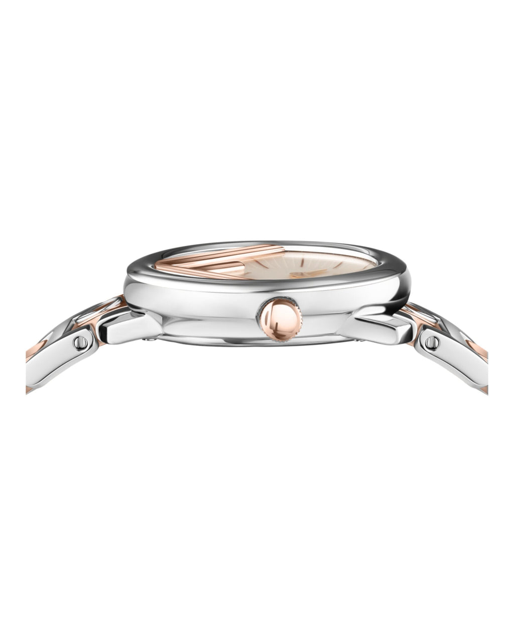 Fendi Womens Run Away Two Tone 36mm Bracelet Fashion Watch